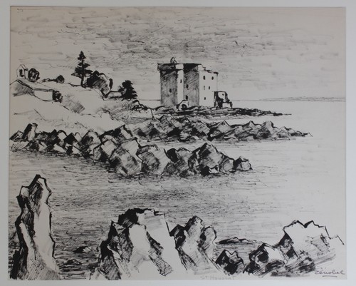 Pierre zenobel dessin encre - dessin,