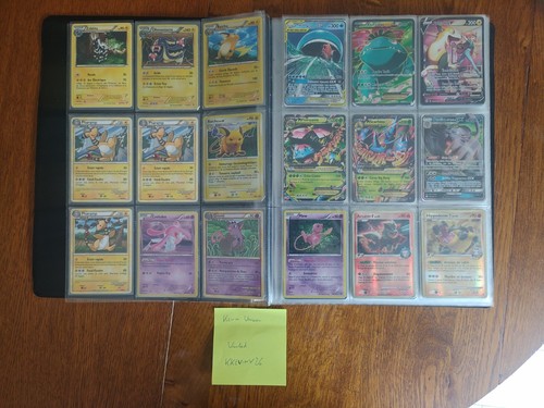 Carte pokemon classeur - pokemon, rempli