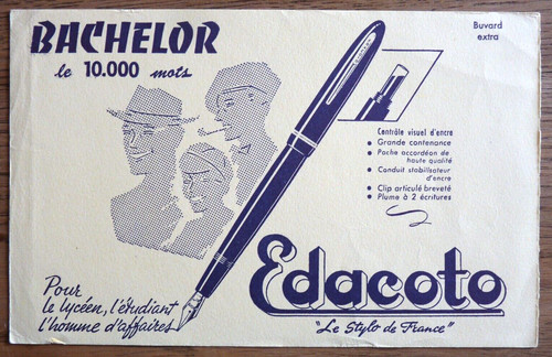 Buvard edacoto bachelor - buvard,