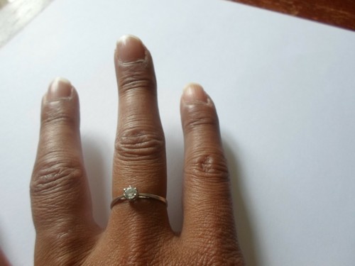 Bague argent massif - en,