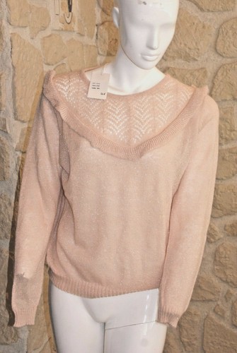 Pull rose neuf taille - s/m, avec