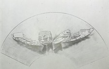 Paul-César HELLEU : L'éventail aux barques, GRAVURE, 1913