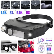 Headband Magnifier LED Light