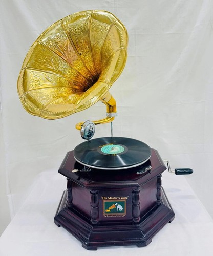 Ancien gramophone hmv - ancien,