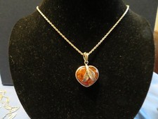 Ancien pendentif cœur - ancien,
