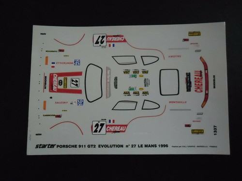 Decal porsche 993 gt2 - decal,