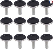 Lot de 12 Pieds de Meubles réglables pour Tables et chaises Curseurs 