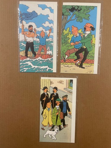 Tintin cartes de vœux - tintin, 3