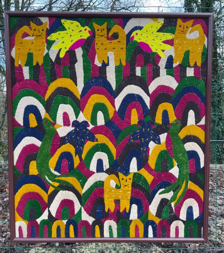 Canevas fait mains tapisserie