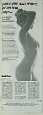 PUBLICITÉ DE PRESSE 1980 AVEC SLENDERTONE NE VOUS LAISSEZ PAS VEILLIR - SEIN NU
