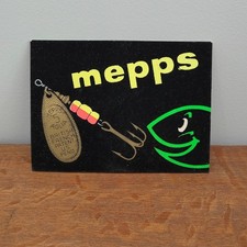 Ancien Présentoir Publicitaire En Carton Années 70 MEPPS, BRETTON,Mitchell