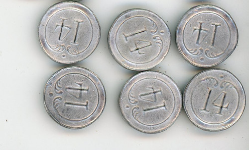 Belle repro boutons du 14e - repro:,