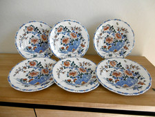 SIX ASSIETTES CREUSES FAIENCE