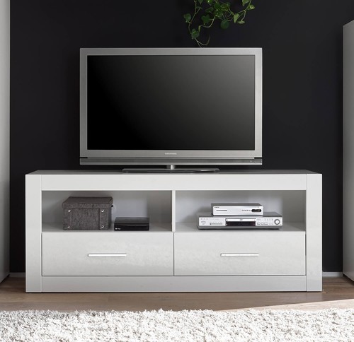 Meuble bas bianco 150cm - tv,