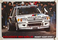 Affiche Course Automobile 1984