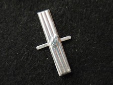 Ancienne Lettre I Aluminium lettrage industrie imprimerie initial métal pochoir