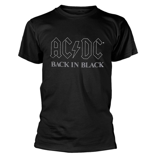 Back black - ac/dc, (noir)