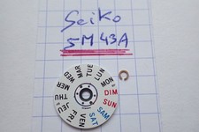 Seiko Kinetic 5M43A : Disque des jours + clips