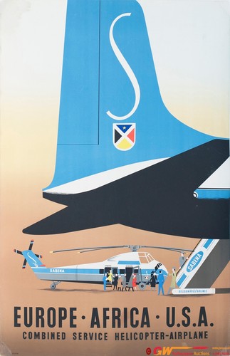 Affiche poster sabena - poster,