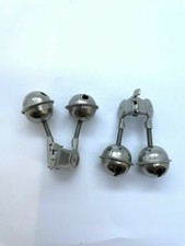 2x Cloches, Anneaux de Canne à Pêche, Métal, Clips de Détecteurs de Touche, 4cm