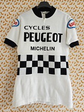 Maillot Cycliste Peugeot Cycles Esso Acrylique vintage Michelin shirt - 2 / S