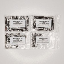 KAWASAKI KX 125 1992-1997 Kit vis BTR inox moteur complet KX125