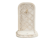 Fontaine Murale en Pierre Glycine avec Robinet en Laiton - décoration extérieur