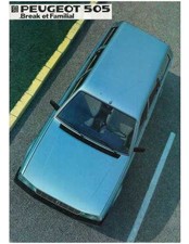 ▄▀▄ Brochure PEUGEOT 505