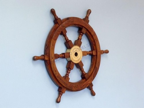 Roue navire décorative en - de,
