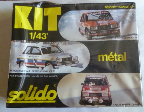 Solido metal kit peugeot - solido,