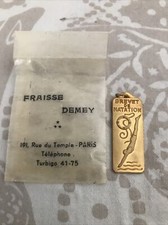 medaille sportive brevet de natation neuve demey Maitre Nageur Sauveteur Or