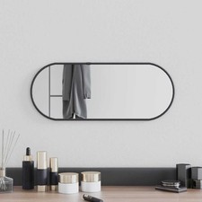 Miroir Mural Noir 60x25 cm