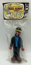 CAPITAINE HADDOCK - Figurine Pouet latex LAYA - 1980's - Neuf