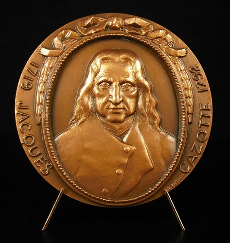 Médaille jacques cazotte ap - médaille,
