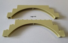 Lego 6108 x2 Arch 1x12x3 Tan