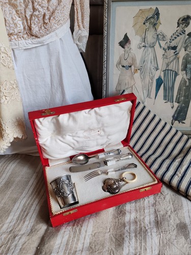Coffret ancien naissance - ancien, en