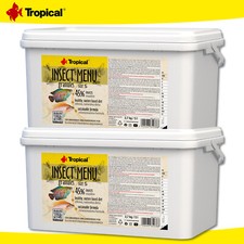 Tropical 2 x 5 L Insecte Menu Granules S pour Alles- Et Chair à Manger Poissons