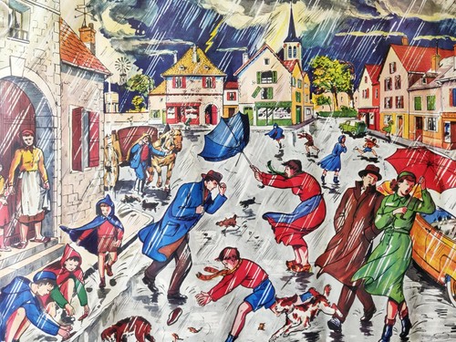 Ancienne affiche ecole - ancienne,
