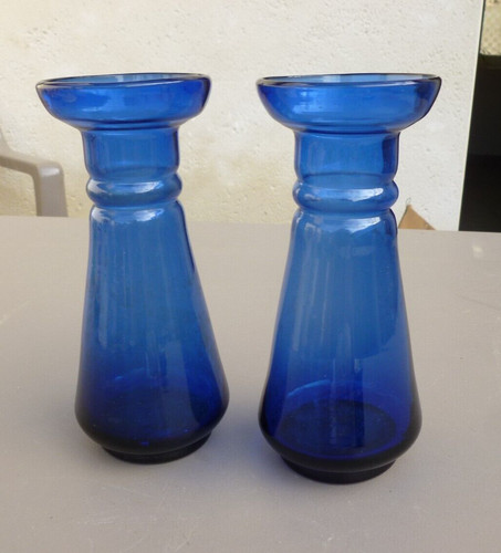 Paire vases jacinthe - à,
