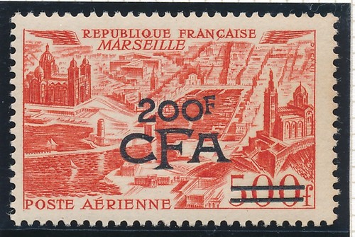 Timbre cfa réunion - réunion, 50*