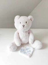 Peluche/Doudou Ours Rose Clair Yeux Nez Bouche Marron 18cm Assis - Obaïbi Okaïdi