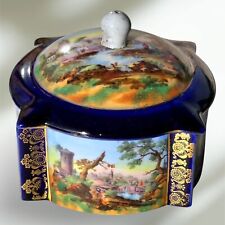 Rare Antique German Veritalbe Porcelain De Saxe Jewellery Box Model 1818