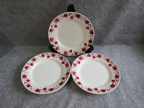 Assiettes plates faïencerie - 3,