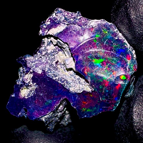 Natural opal noir feu brut - feu,