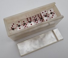 Ancien Jeu de Dominos Lucite