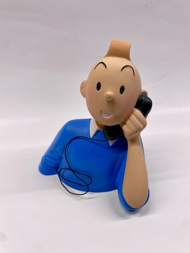 Tintin téléphone buste - téléphone,