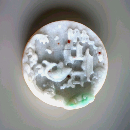 Jade chinois ancien sculpté - jade,