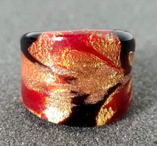 Ancienne Bague  En Verre Soufflé Taille : 63.5.