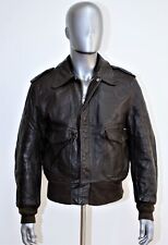Flight Jacket SCHOTT 70s IS-674-MS sans soufflets Zip Talon marron 44US 52FR