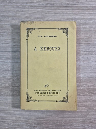 Huysmans a rebours - a,